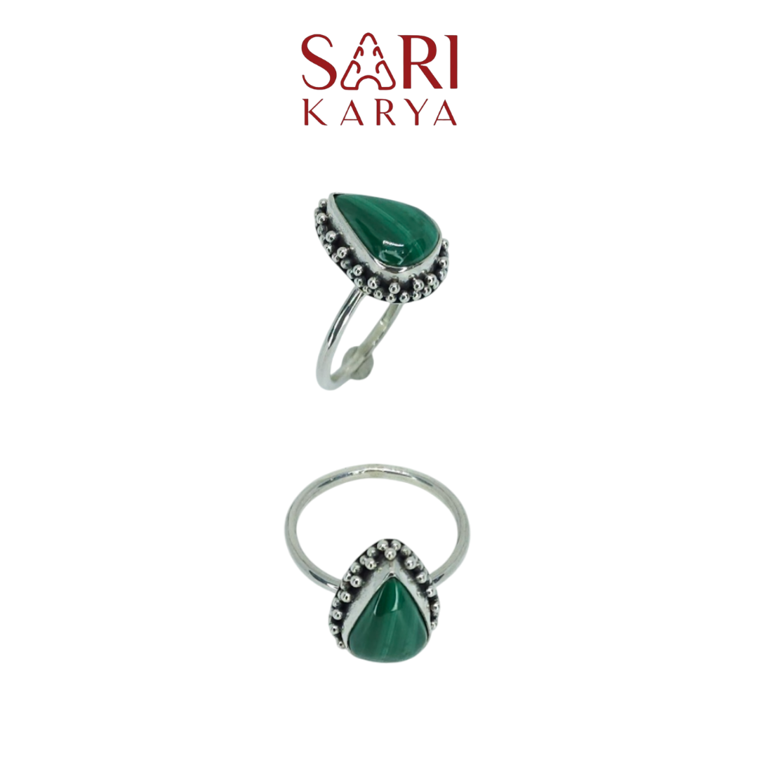 Malachite Teardrop